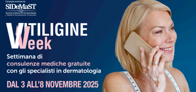 Salute, dal 3 all'8 novembre Vitiligine Week con visite gratuite in 35 centri