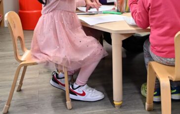 maestra lega bambino