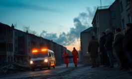 kiev sotto attacco tre vittime e molti feriti a causa di droni russi 1761466308 265x160