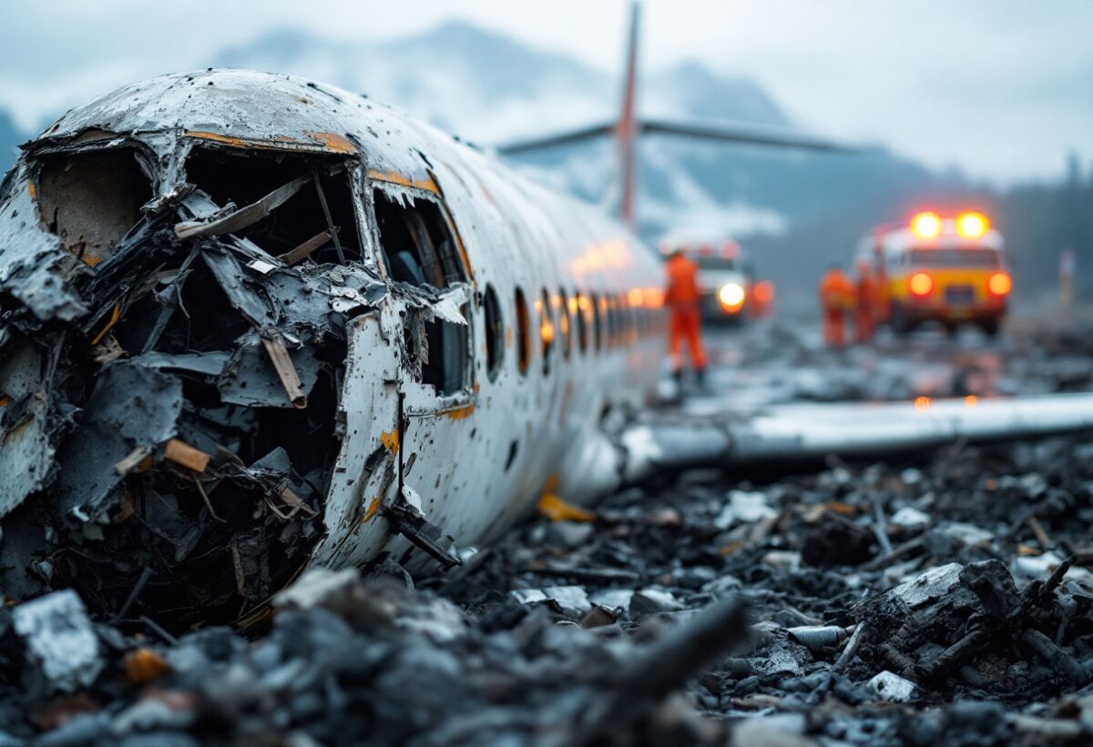 Incidente aereo in Georgia: un cargo militare turco si schianta