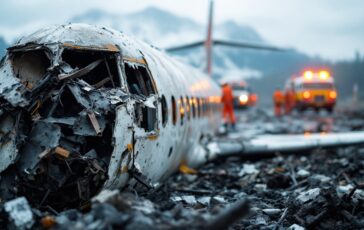 Cargo militare turco schiantato in Georgia