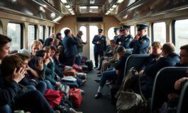 aggressione su un treno in gran bretagna piu di dieci feriti e paura tra i passeggeri 1762047882 265x160