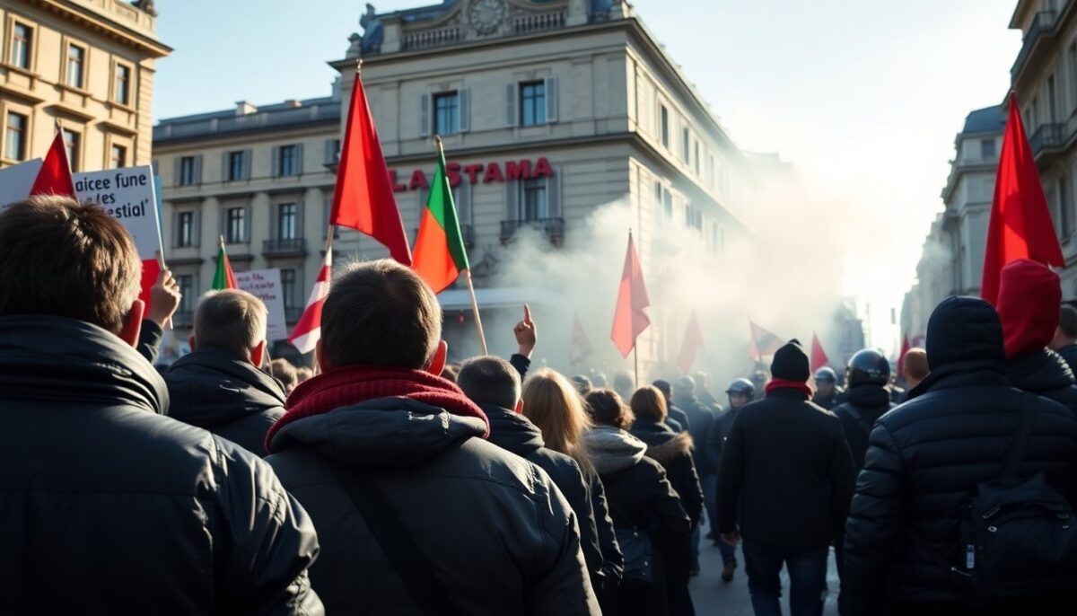 Attacco alla redazione de La Stampa: Incidenti durante la manifestazione a Torino