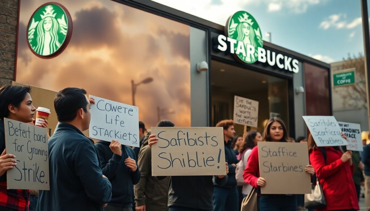 Baristi Starbucks in sciopero: richiesta di migliori condizioni lavorative