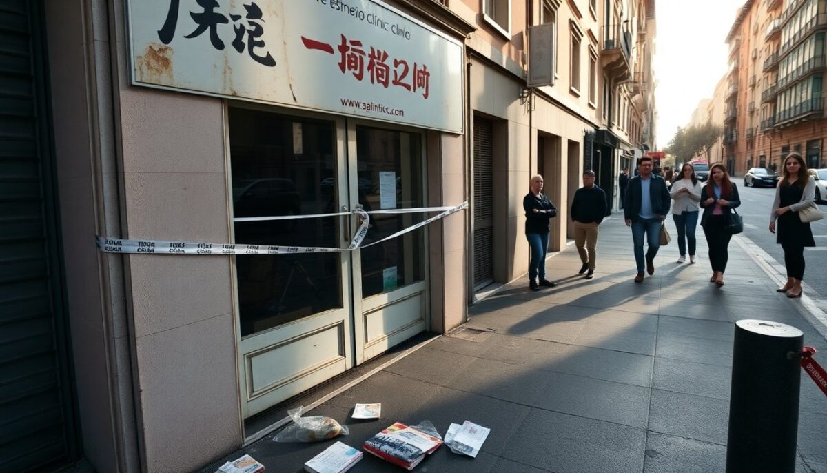 Chiusura di una clinica estetica irregolare a Roma: impatti sulla comunità cinese