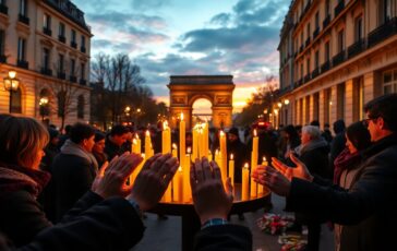 commemorazione del decennale degli attentati di parigi la memoria delle vittime 1762983346 364x230