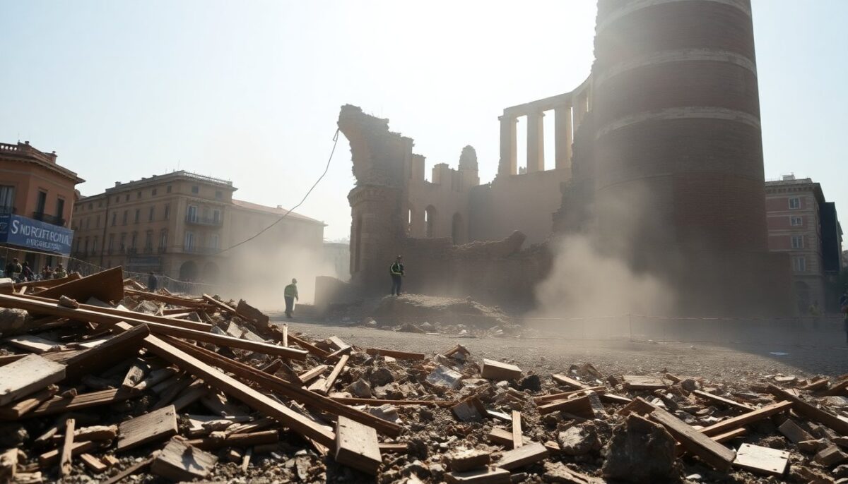 Crollo della Torre dei Conti a Roma: una tragedia che segna la capitale