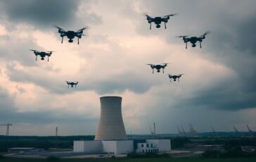 droni sorvegliati sopra un impianto nucleare belga arrivano aiuti internazionali 1762778542 364x230