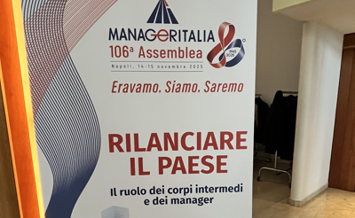 Manageritalia: "Ricostruire fiducia e rilanciare la crescita del Paese &egrave; la sfida del nostro tempo"