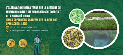 Ismea Copernicus Academy, al via Open school Lazio su osservazione Terra