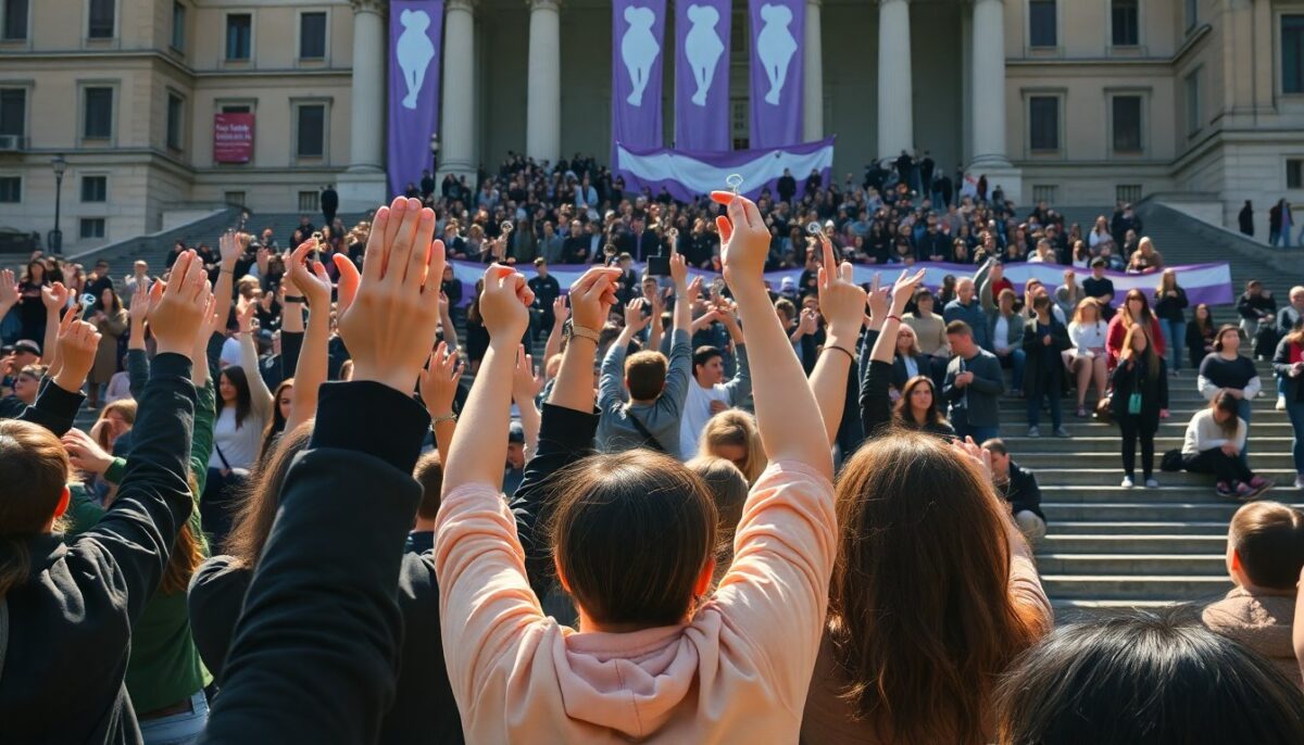 Flash Mob alla Sapienza in Memoria di Giulia Cecchettin: Uniti Contro la Violenza