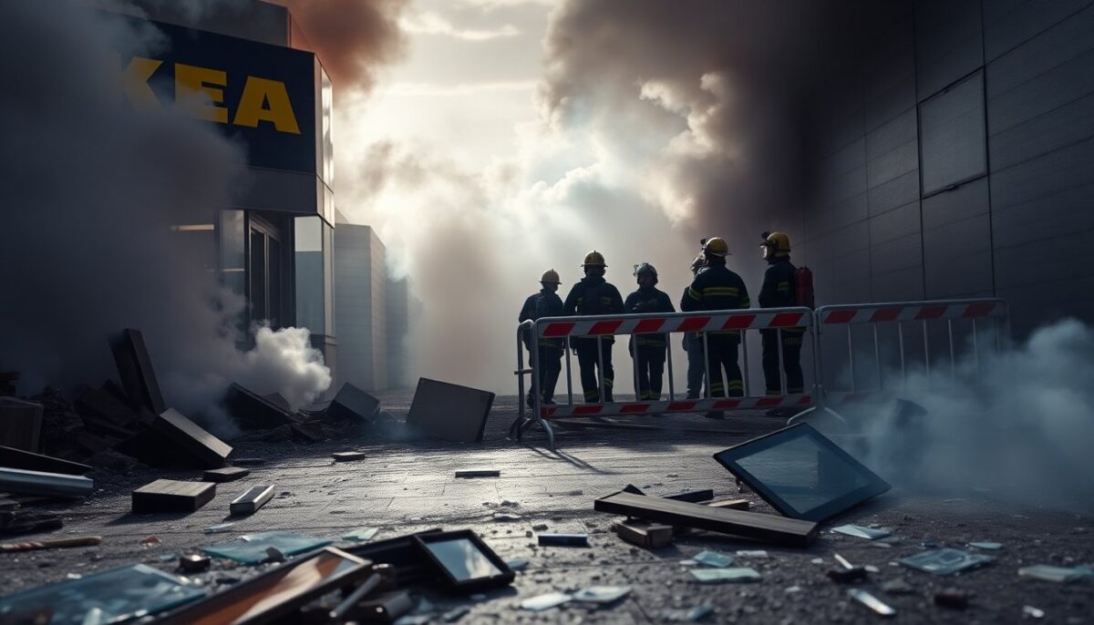 Giovane ucraino arrestato per attacco incendiario a IKEA in Lituania