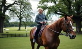 il principe andrea riprende a cavalcare a windsor nonostante le restrizioni 1763732013 265x160