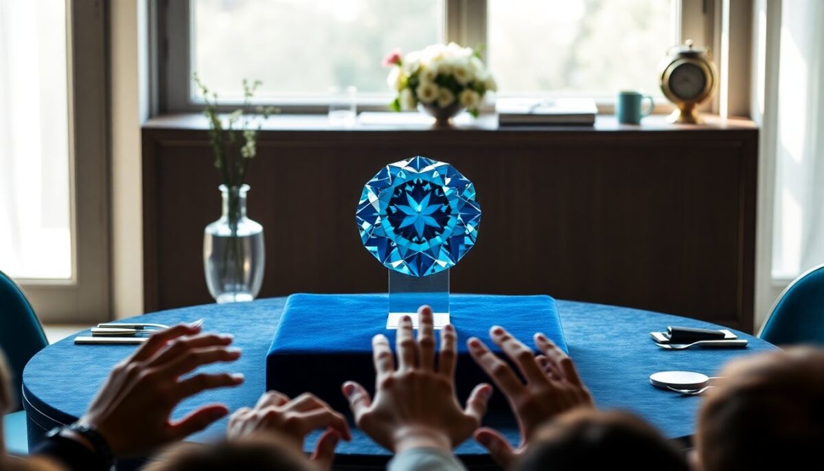 Il raro diamante blu Mellon Blue in vendita all'asta a Ginevra: scopri il tesoro!