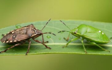 Cimici verdi e marroni: differenze e come eliminarle