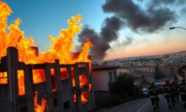 incendio a roma palazzo abbandonato in via cesare tallone le cause e gli sviluppi 1762845900 265x160