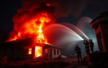 incendio in un immobile dismesso a roma ferito un uomo 1762849568 364x230