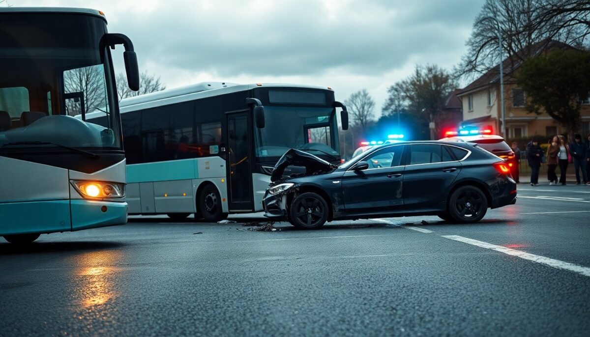 Incidente mortale ad Arignano: scontro tra autobus e automobile, perde la vita il conducente