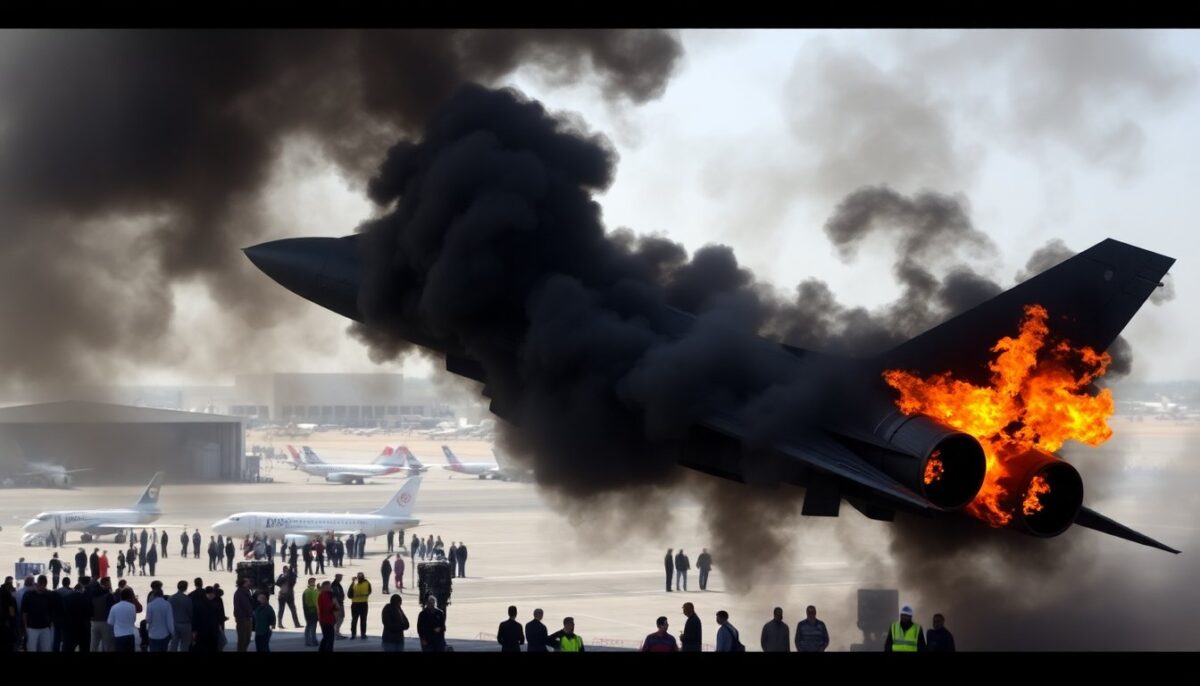 Incidente mortale al Dubai Airshow: a fuoco il jet indiano HAL Tejas