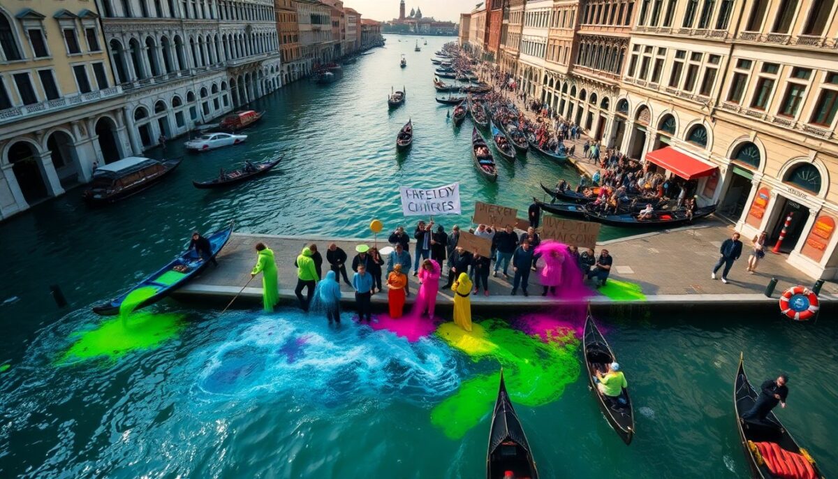 Indagini su Greta Thunberg e attivisti: il caso della protesta nel Canal Grande