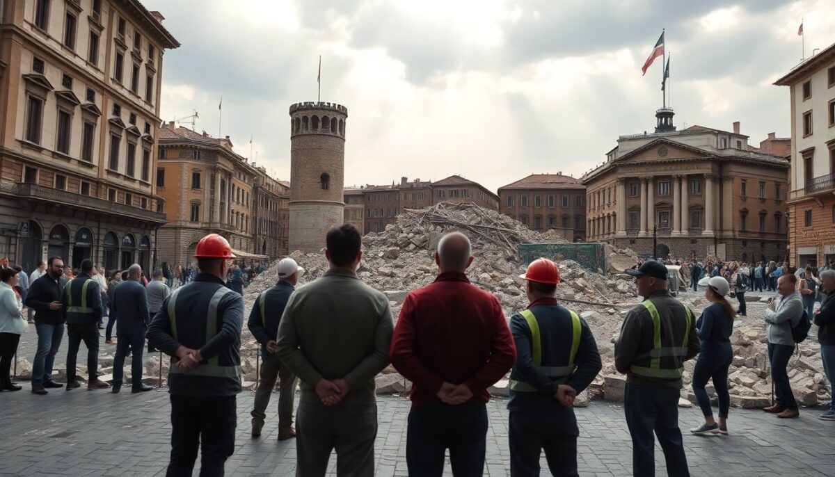 Indagini sul crollo della Torre dei Conti: sicurezza e lutto al centro del dibattito