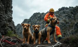 intervento eroico dei vigili del fuoco salvataggio di due cani a casola valsenio 1762077765 265x160