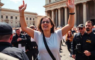 loredana cannata arrestata in vaticano per la sua battaglia contro la corrida 1763742976 364x230