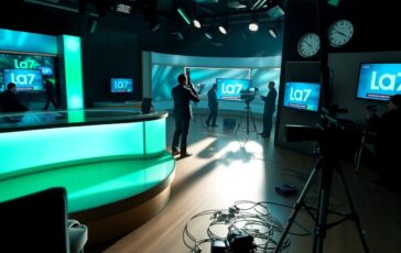 mentana affronta un imprevisto durante il tg della sera su la7 1763157365 364x230