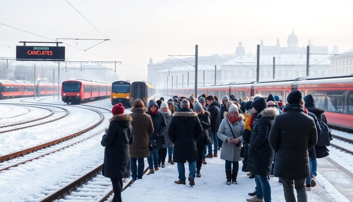 Nevicate a Bergamo e Provincia: Disagi e Ritardi nei Trasporti Ferroviari