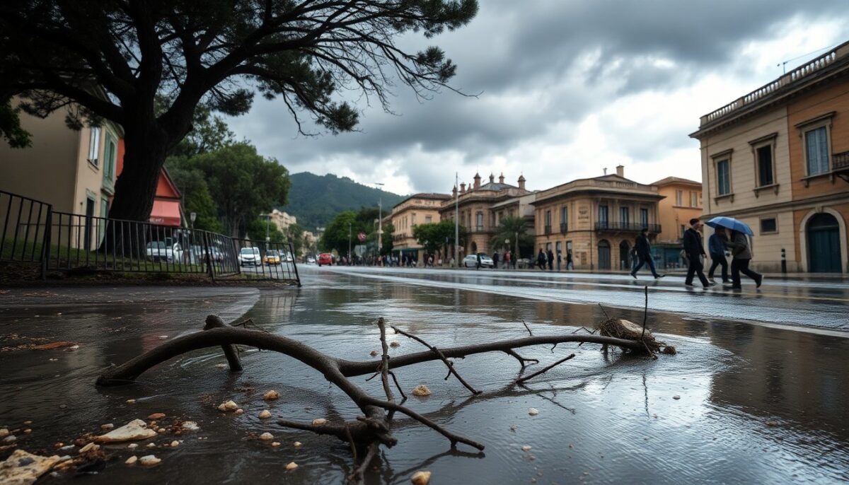 Nubifragio a Taormina: Chiuse le Strade e Allagamenti in Città