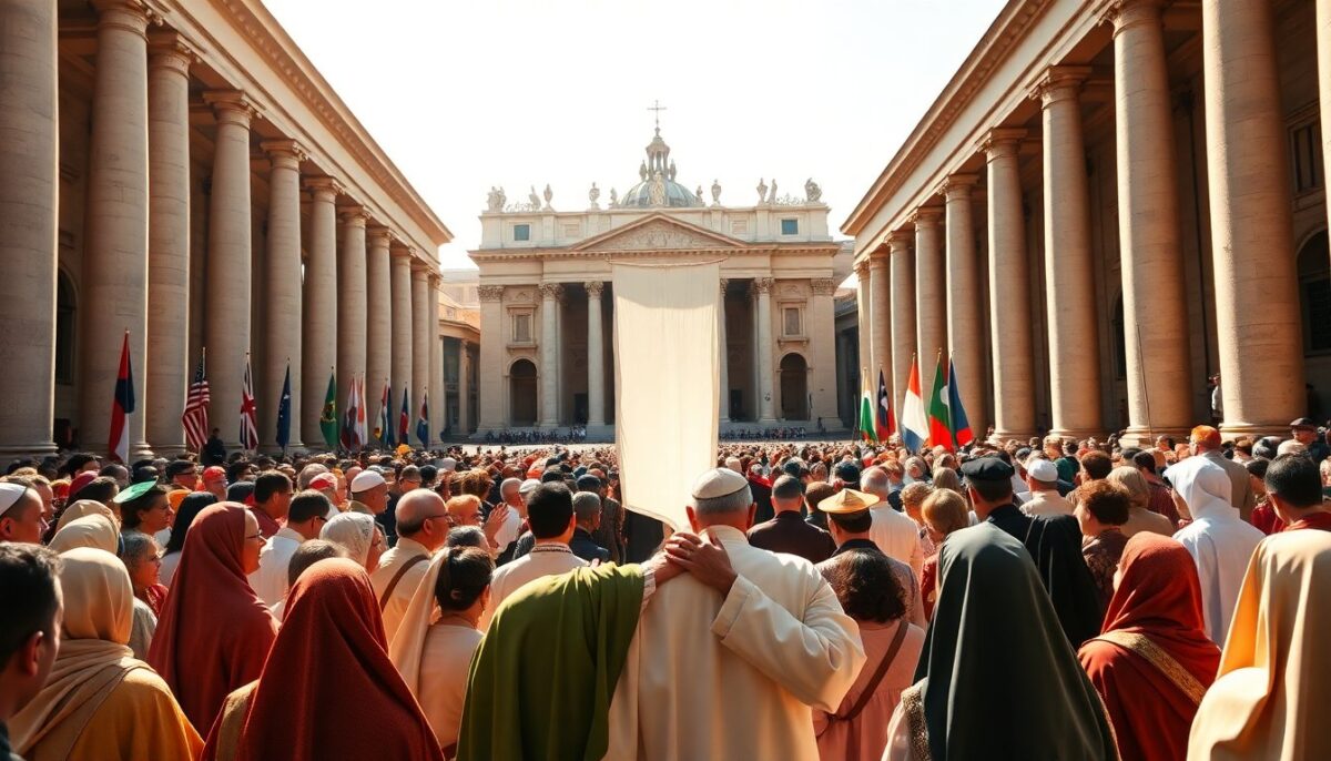 Papa Leone XIV chiede la pace universale per tutte le comunità religiose