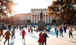 pesaro polemiche sulla pista di pattinaggio attorno alla statua di pavarotti 1764241127 265x160