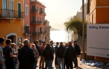 roberto fico votazione a posillipo per le elezioni regionali in campania 1763904641 364x230