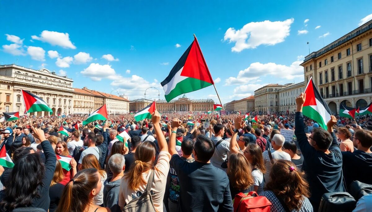 Solidarietà Globale per la Palestina: Manifestazioni e Iniziative nel Mondo