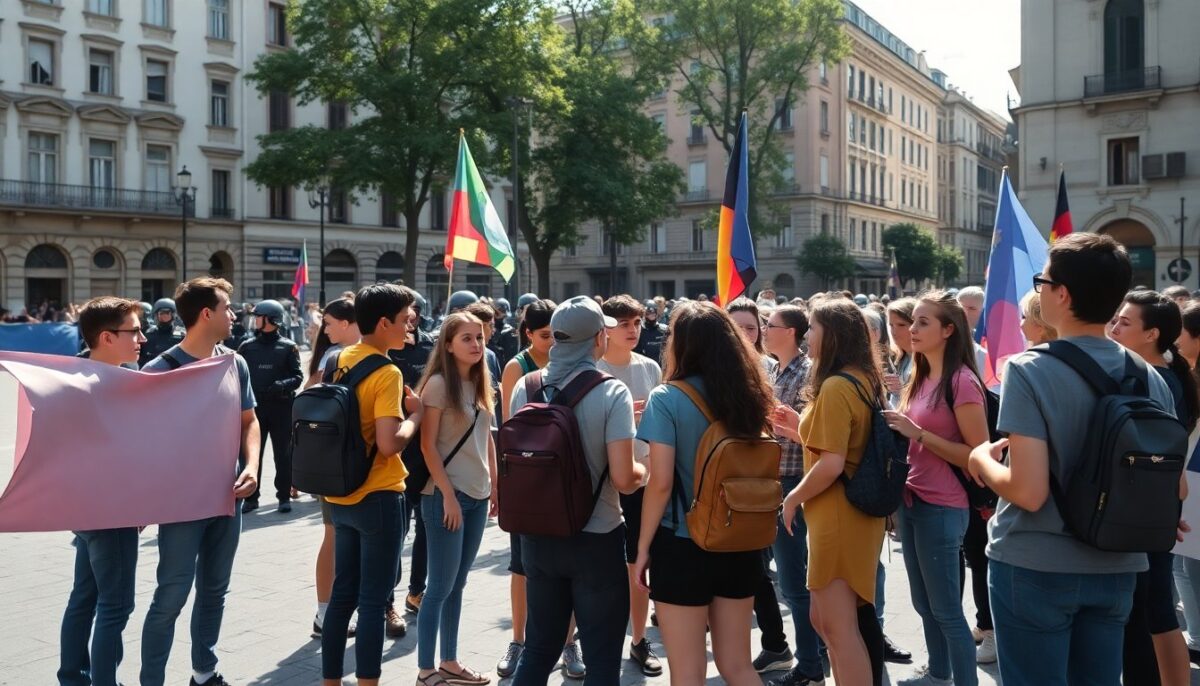 Studente Arrestato a Torino: Reazioni dei Collettivi ai Disordini