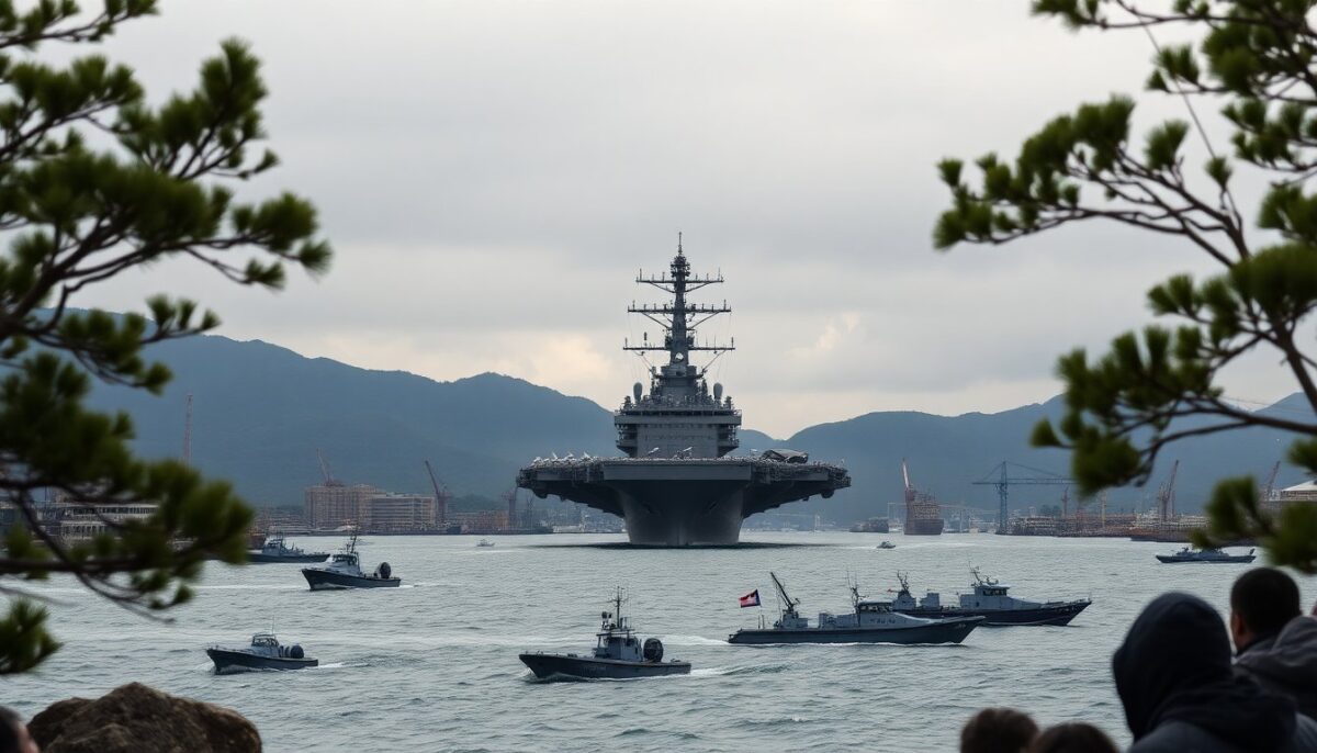 Tensioni Crescenti tra Corea del Nord e Stati Uniti: L'Impattante Arrivo di una Portaerei
