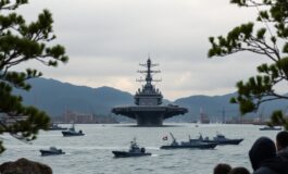 tensioni crescenti tra corea del nord e stati uniti limpattante arrivo di una portaerei 1762577674 265x160