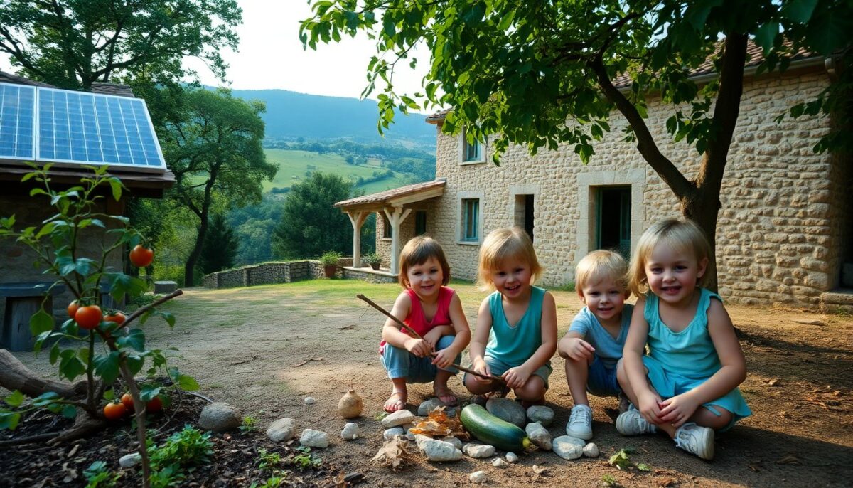Vivere in Armonia con la Natura: Una Famiglia Senza Acqua e Luce