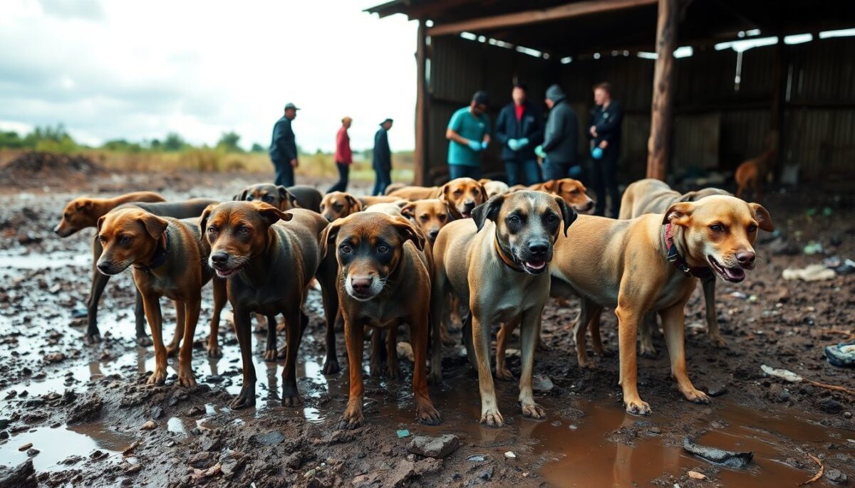 Cani Salvati a Fara Filiorum Petri: Un Intervento Indispensabile per il Benessere Animale