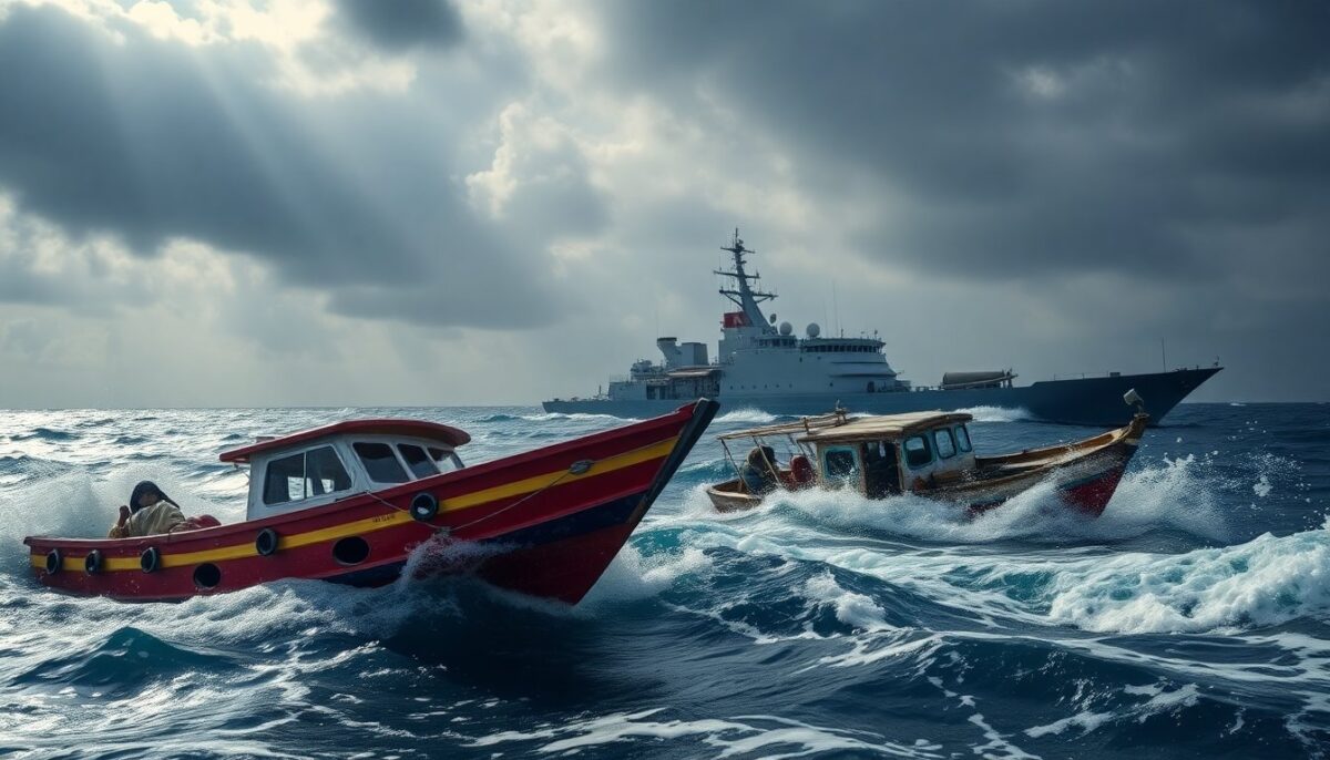 Conflitti Marittimi: La Guardia Costiera Cinese e i Pescatori Filippini in Lotta per il Mare