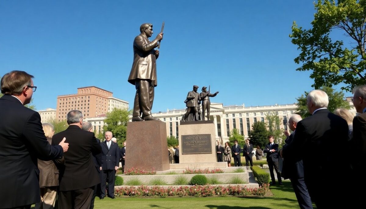 Monumento commemorativo della serie 'Seventeen Moments of Spring' a Mosca: Storia e Significato