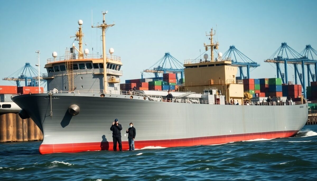 Nave cargo della flotta russa sequestrata in Ucraina