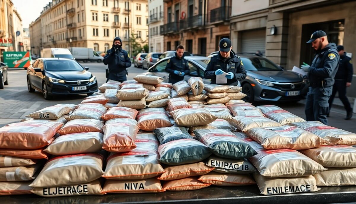 Operazione Polizia: 384 Arresti e Oltre 1.400 Chili di Droga Sequestrati in un Colpo Solo