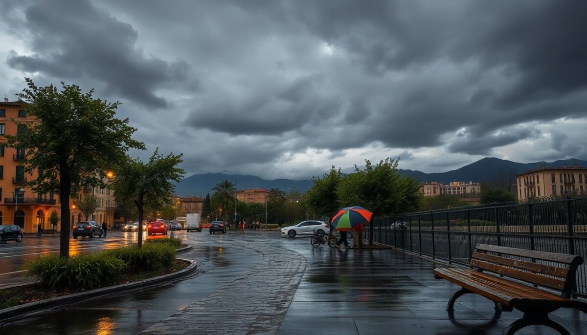 Previsioni Meteo: Allerta Gialla per l'Arrivo di una Perturbazione Atlantica