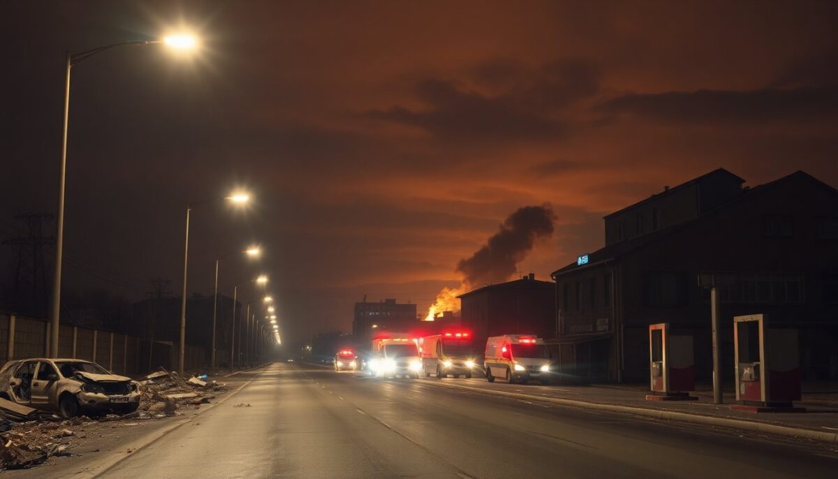 Raid notturno russo in Ucraina: conseguenze drammatiche su energia e trasporti