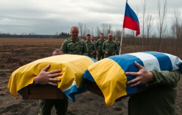 scambio di corpi tra russia e ucraina oltre mille soldati restituiti 1766142776 364x230