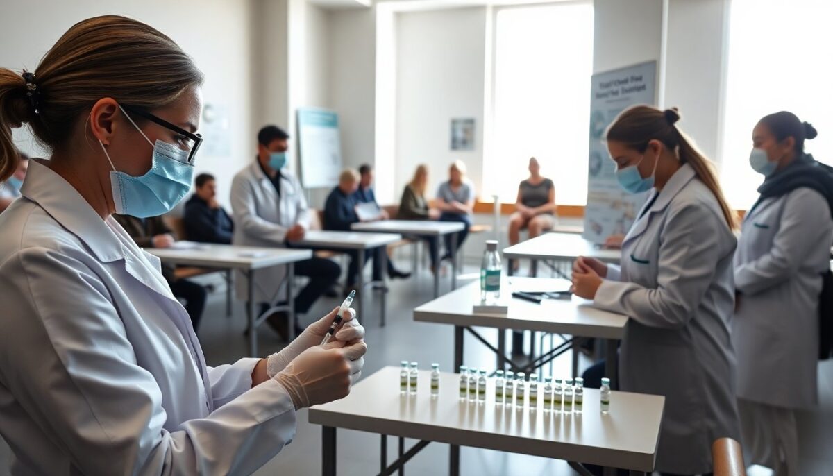 Sforzi di vaccinazione contro l'influenza in Europa durante la stagione 2025-2026