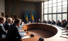 zelensky a bruxelles incontro cruciale su finanziamenti e accordi di pace 1766067061 265x160