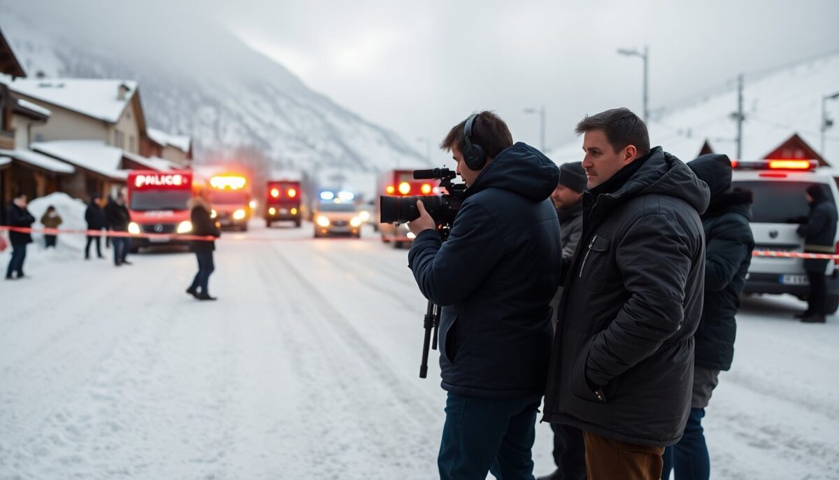 Aggressione alla Troupe Rai a Crans-Montana durante le indagini sulla strage di Capodanno