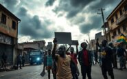 bobi wine scappa da un raid della polizia durante le elezioni controverse in uganda 1768917424